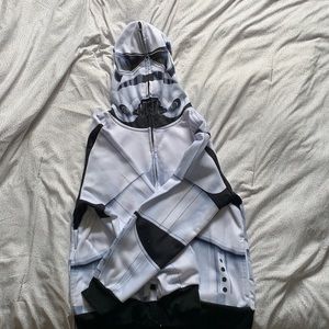 Star Wars jacket with zip up mask